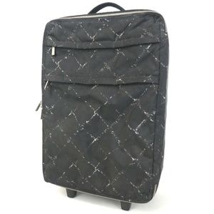 Auth Chanel Trolley Travel Line Rolllng #1122C25